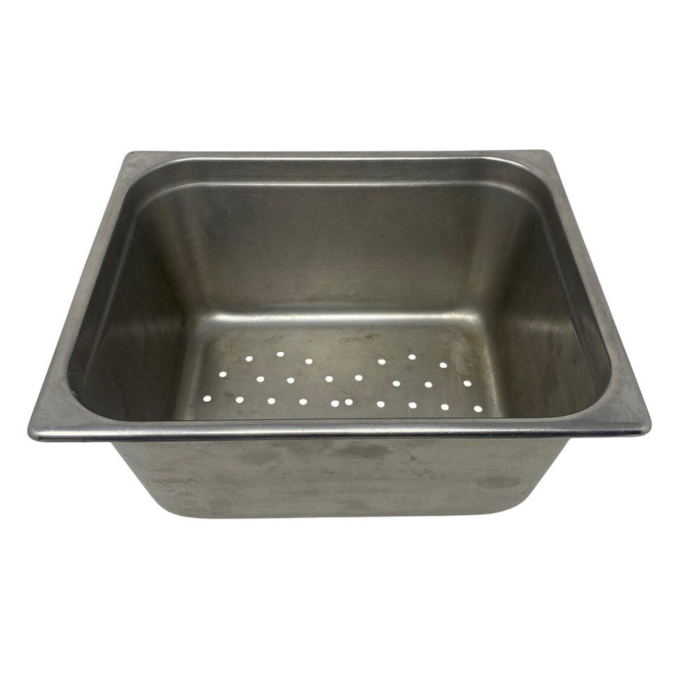 Vtg Vollrath 2026-5 Stainless Steel Perforated Steam Table Pan 1/2 Size 6" Deep